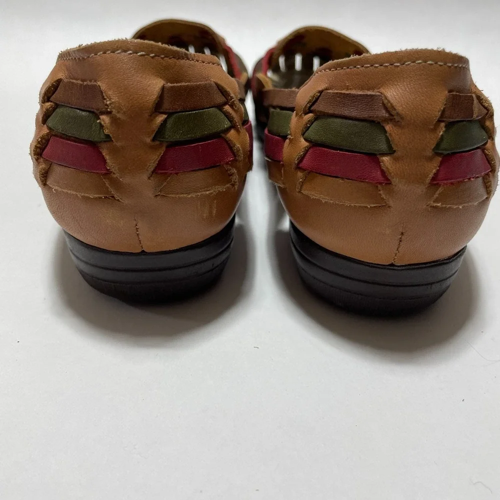 Softspots 8 1/2 N Trinidad Woven Leather Huarache Sandals Women's